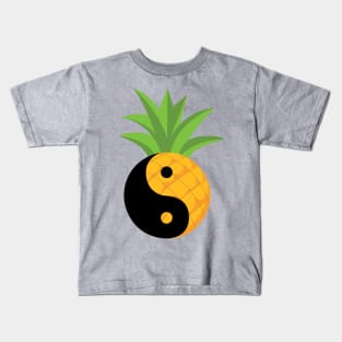 Presenting Yin & Yang Pineapple Kids T-Shirt